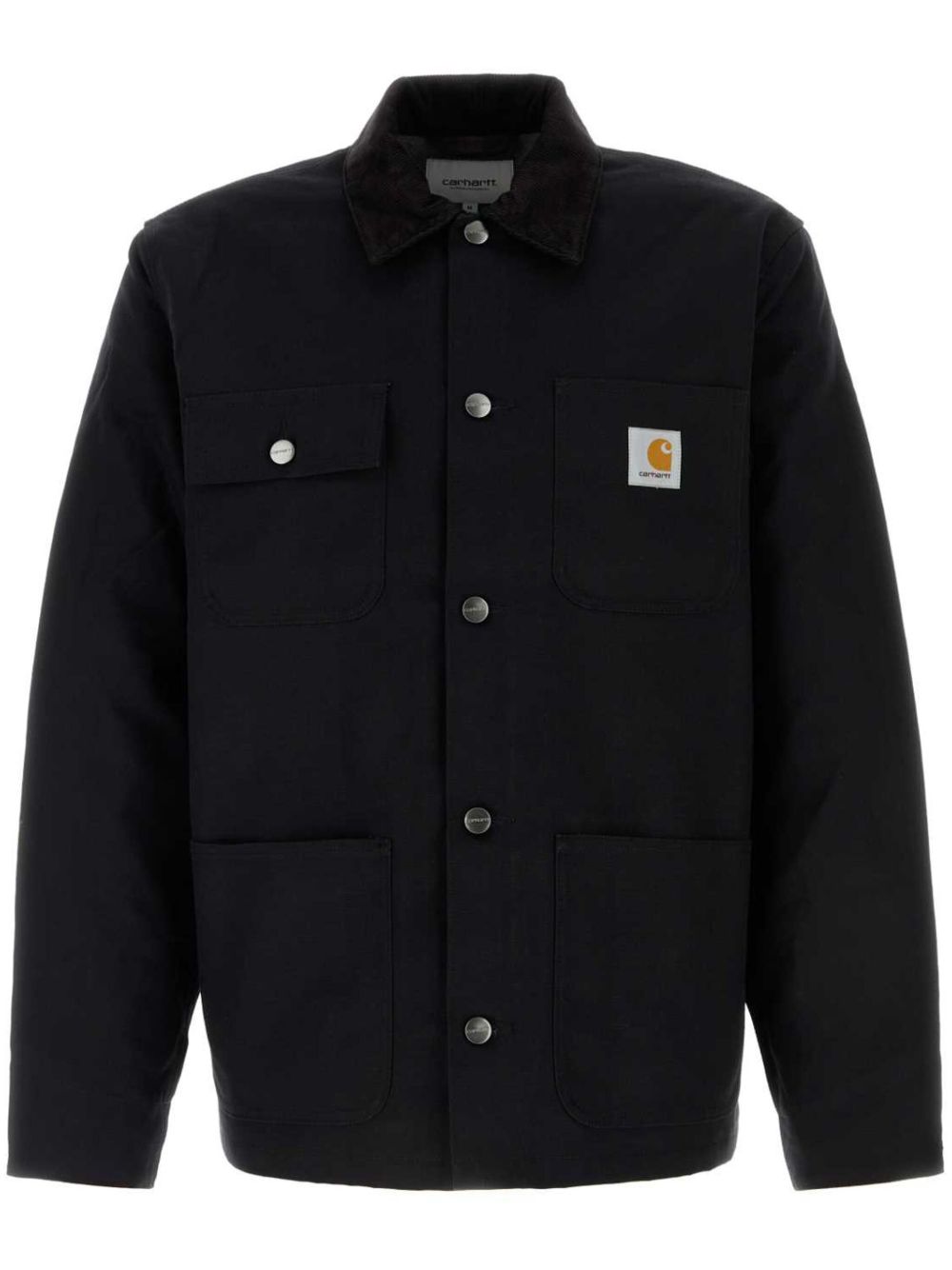 Carhartt WIP Michigan 摁扣棉衬衫式夹克 - 黑色