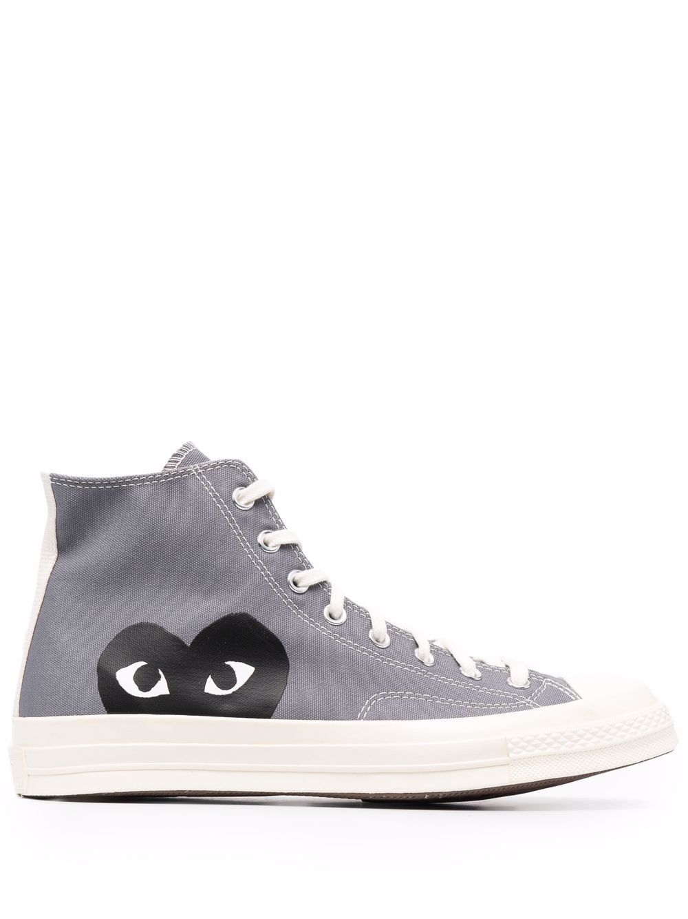 Comme Des Garçons Play x Converse Chuck 70 高帮运动鞋 - 灰色