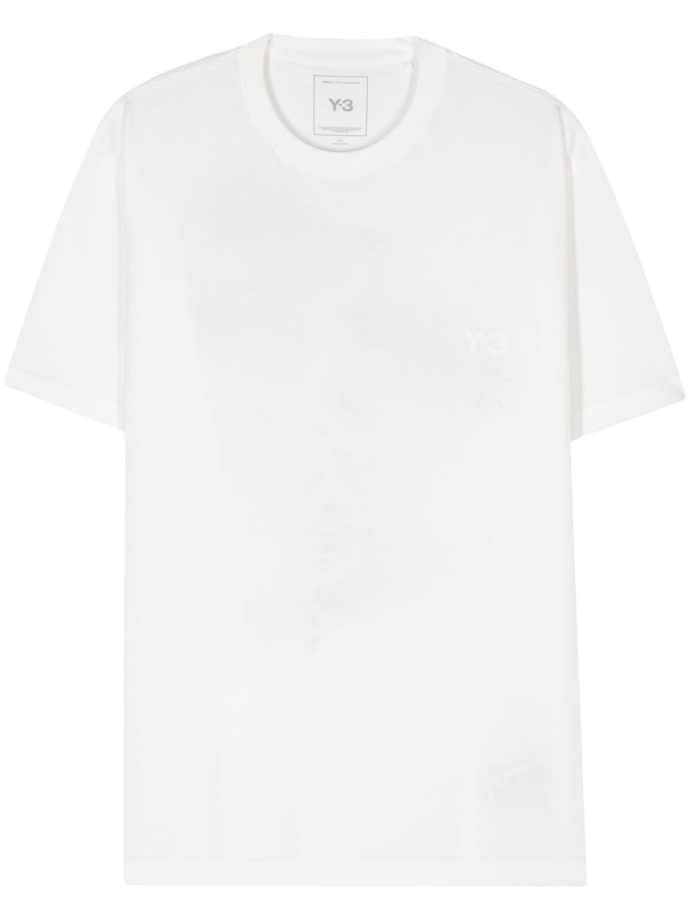 Y-3 logo印花T恤 - 白色