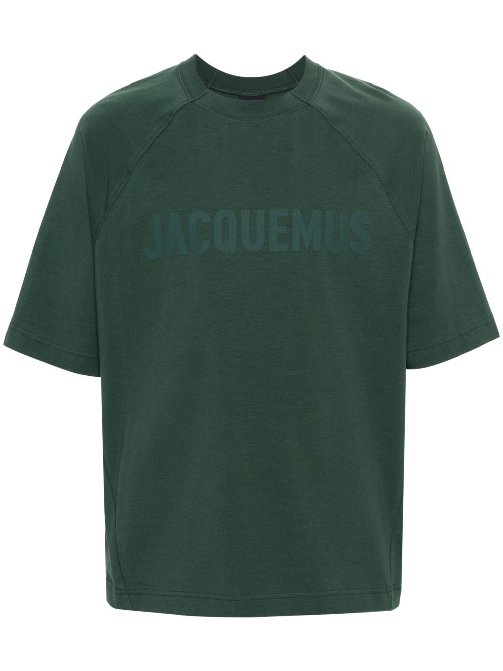 Jacquemus Le T-shirt Typo上衣 - 绿色