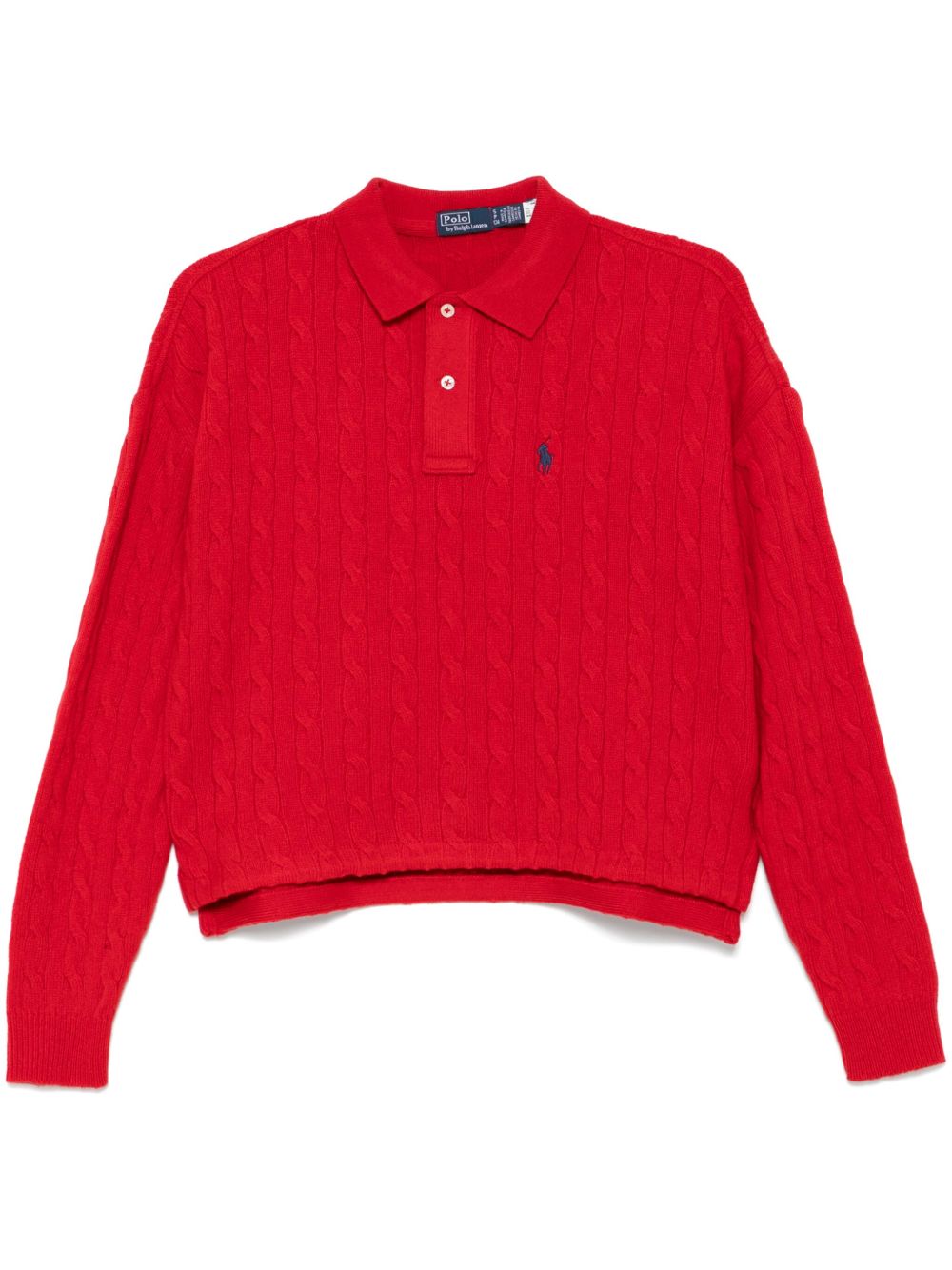 Polo Ralph Lauren Polo Pony 刺绣polo领上衣 - 红色