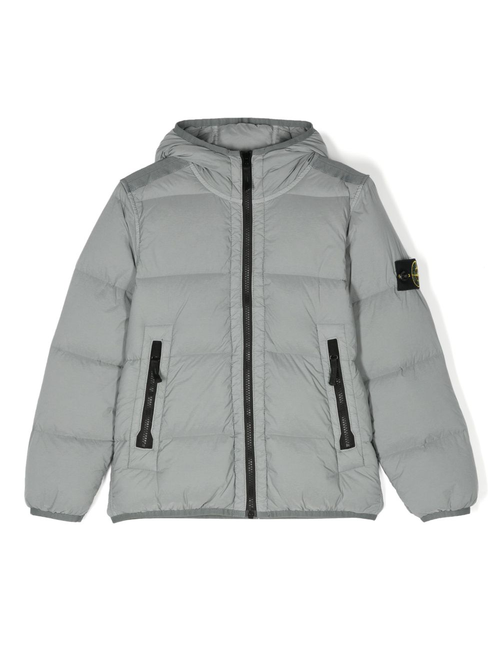 Stone Island Junior Vera 填充夹克 - 灰色