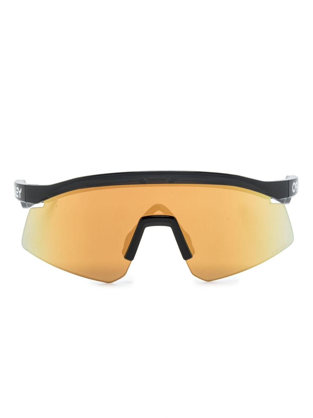 Oakley logo印花超大框太阳眼镜 - 黑色