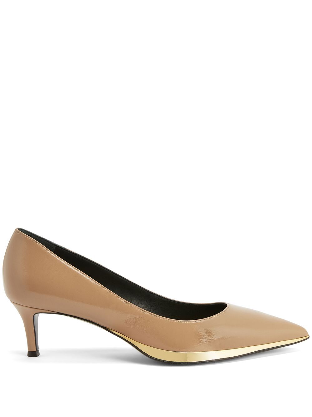 Giuseppe Zanotti Virgyn 皮质中跟鞋 - 中性色