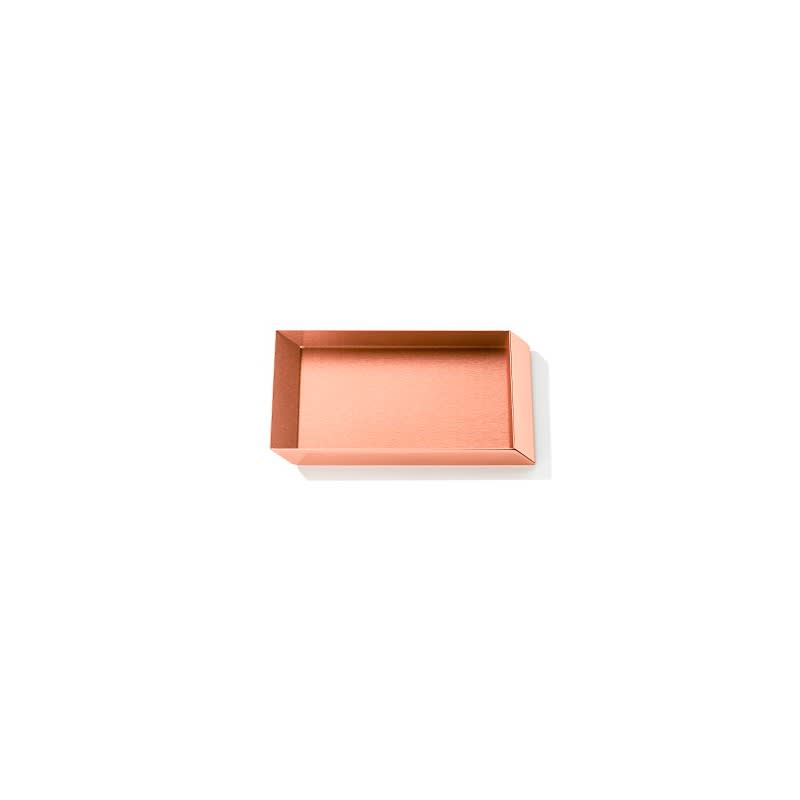 Ghidini 1961 Axonometry - Rectangular Small Tray Rose Gold