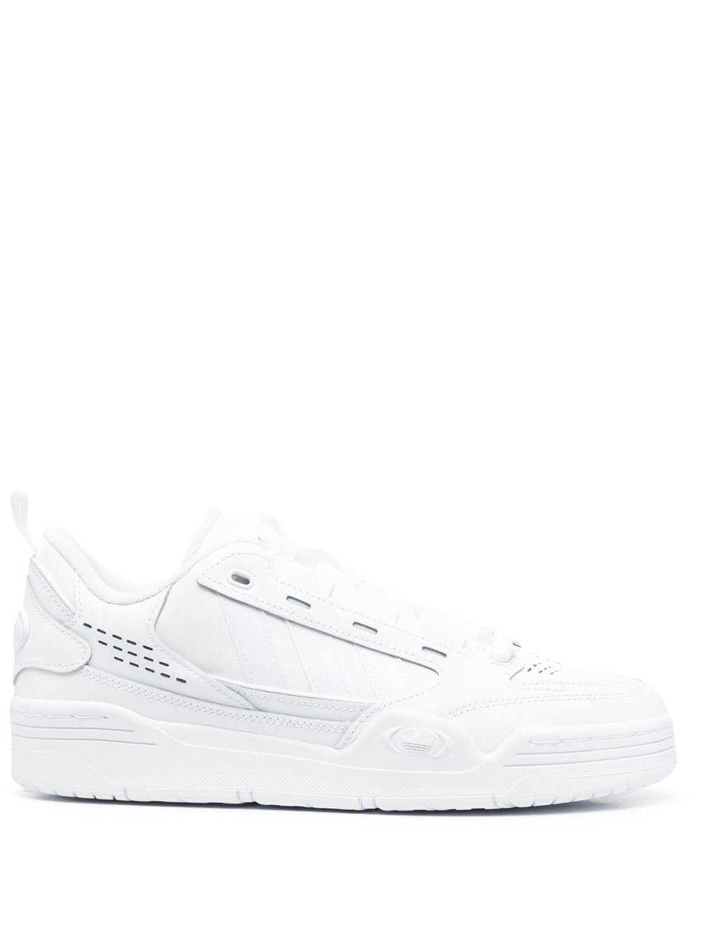 adidas 后置标贴运动鞋 - 白色
