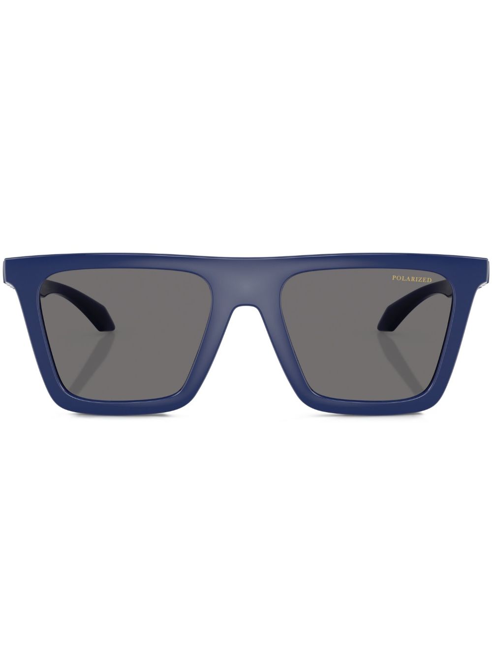 Versace Eyewear 方框太阳眼镜 - 蓝色