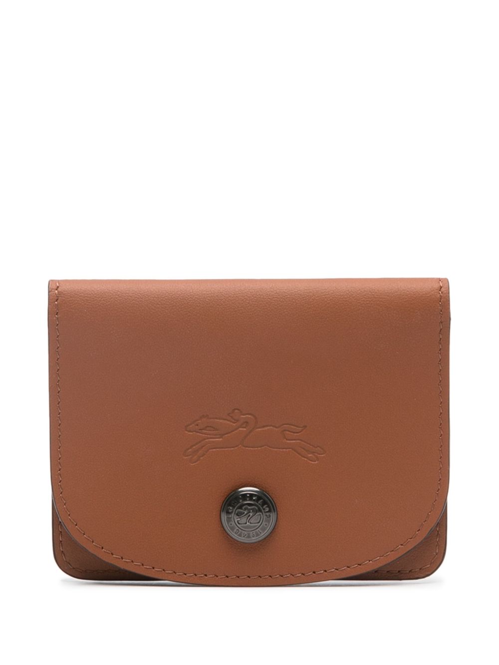 Longchamp Le Pliage Xtra 皮质卡夹 - 褐色