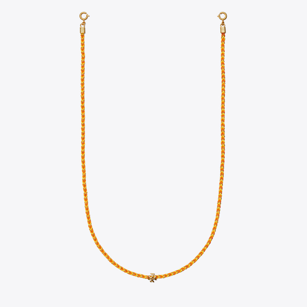 Tory Burch Braided Face Mask Chain