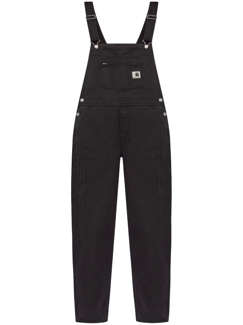 Carhartt WIP Bib 标贴牛仔背带裤 - 黑色