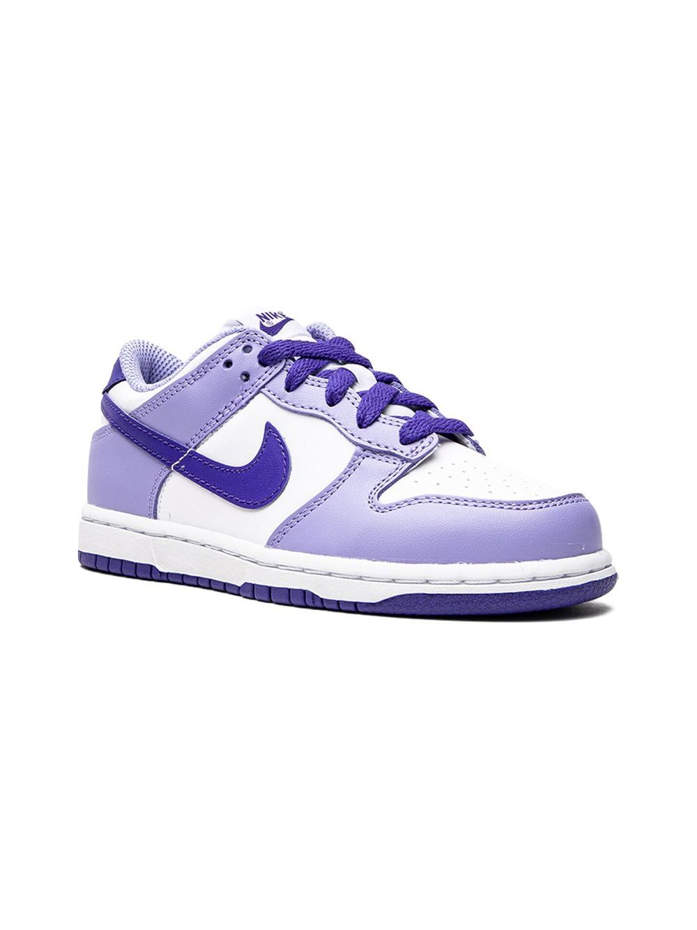Nike Kids Dunk Low 运动鞋 - 紫色
