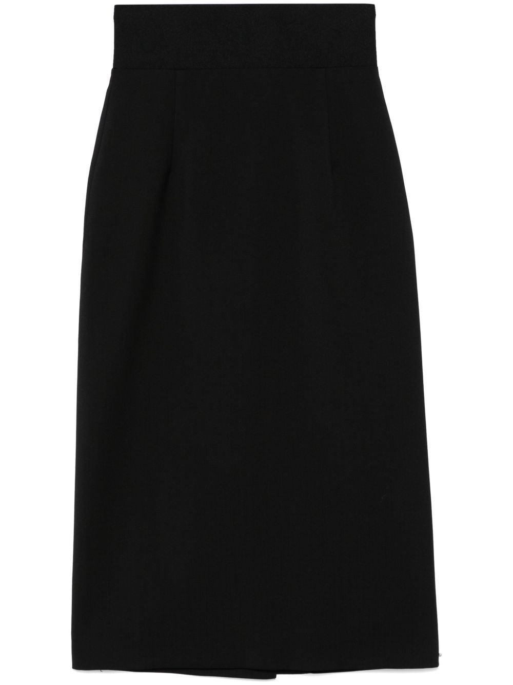 Sportmax Anny 中长半身裙 - 黑色