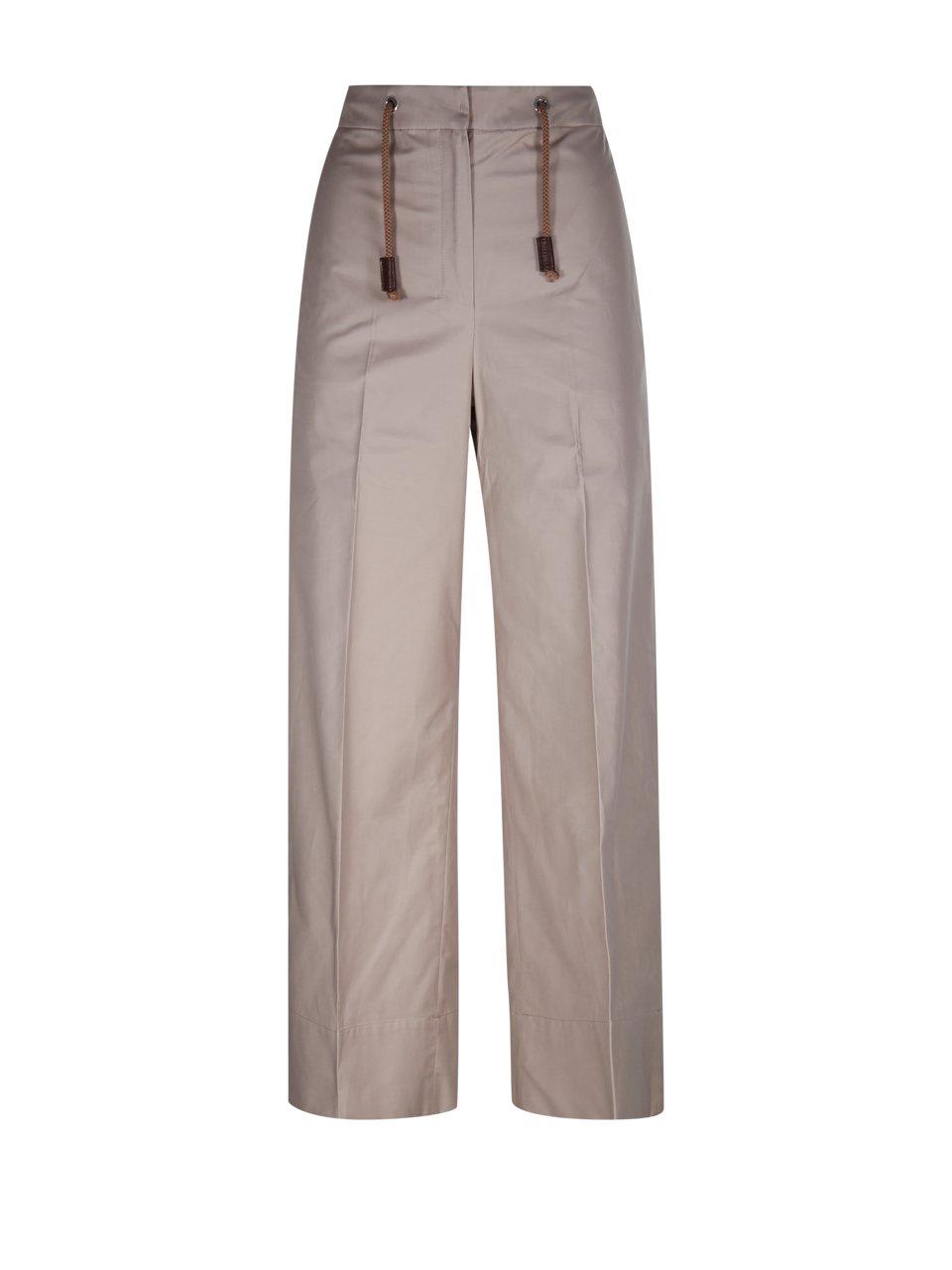 'S Max Mara Drawstring Wide Leg Pants