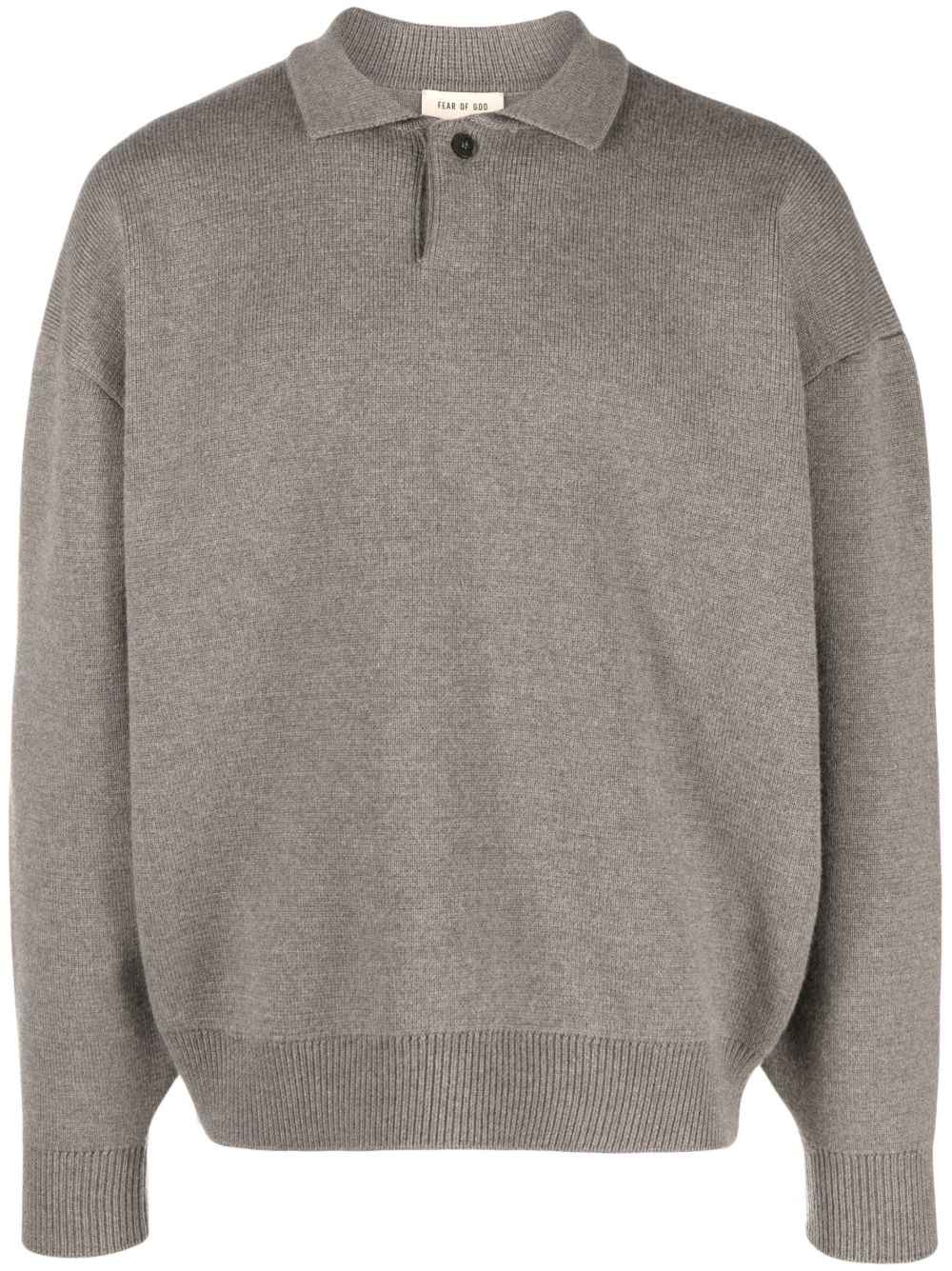 Fear Of God 长袖初剪羊毛毛衣 - 褐色