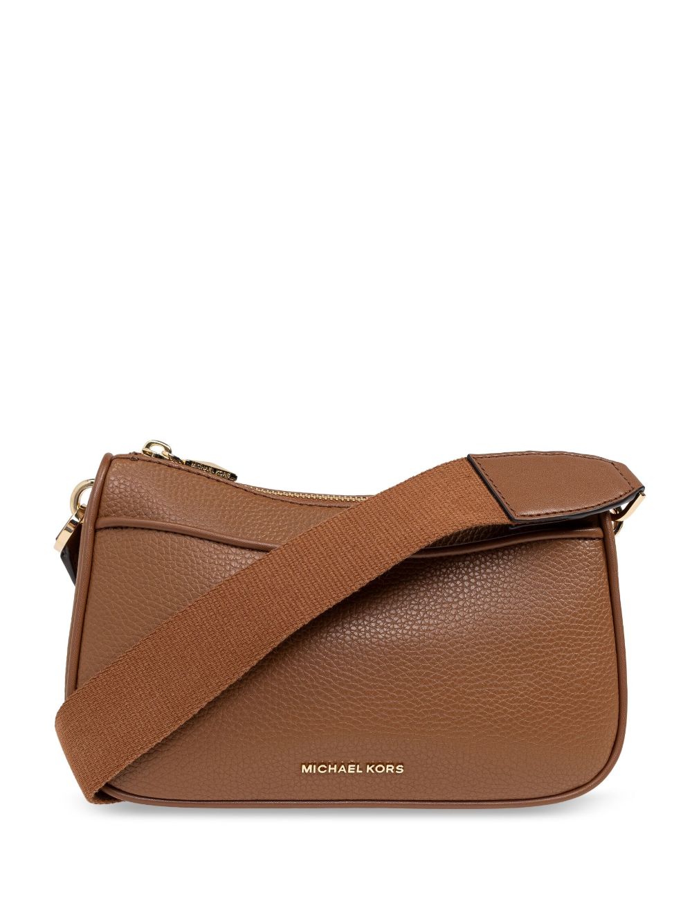 Michael Michael Kors Jet Set logo字母斜挎包 - 褐色