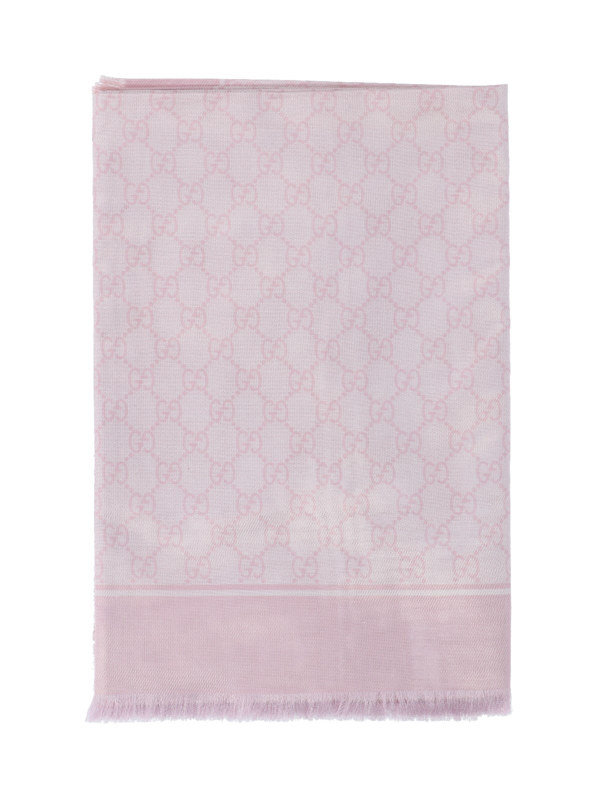 Gucci 'Gg' Silk And Cotton Shawl