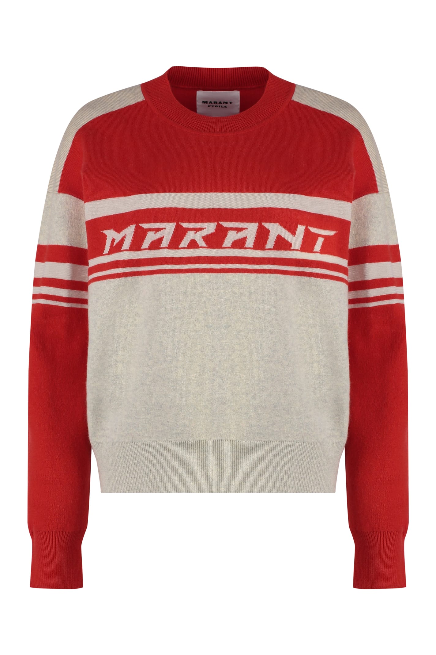 Marant Étoile Callie Cotton Blend Crew-neck Sweater