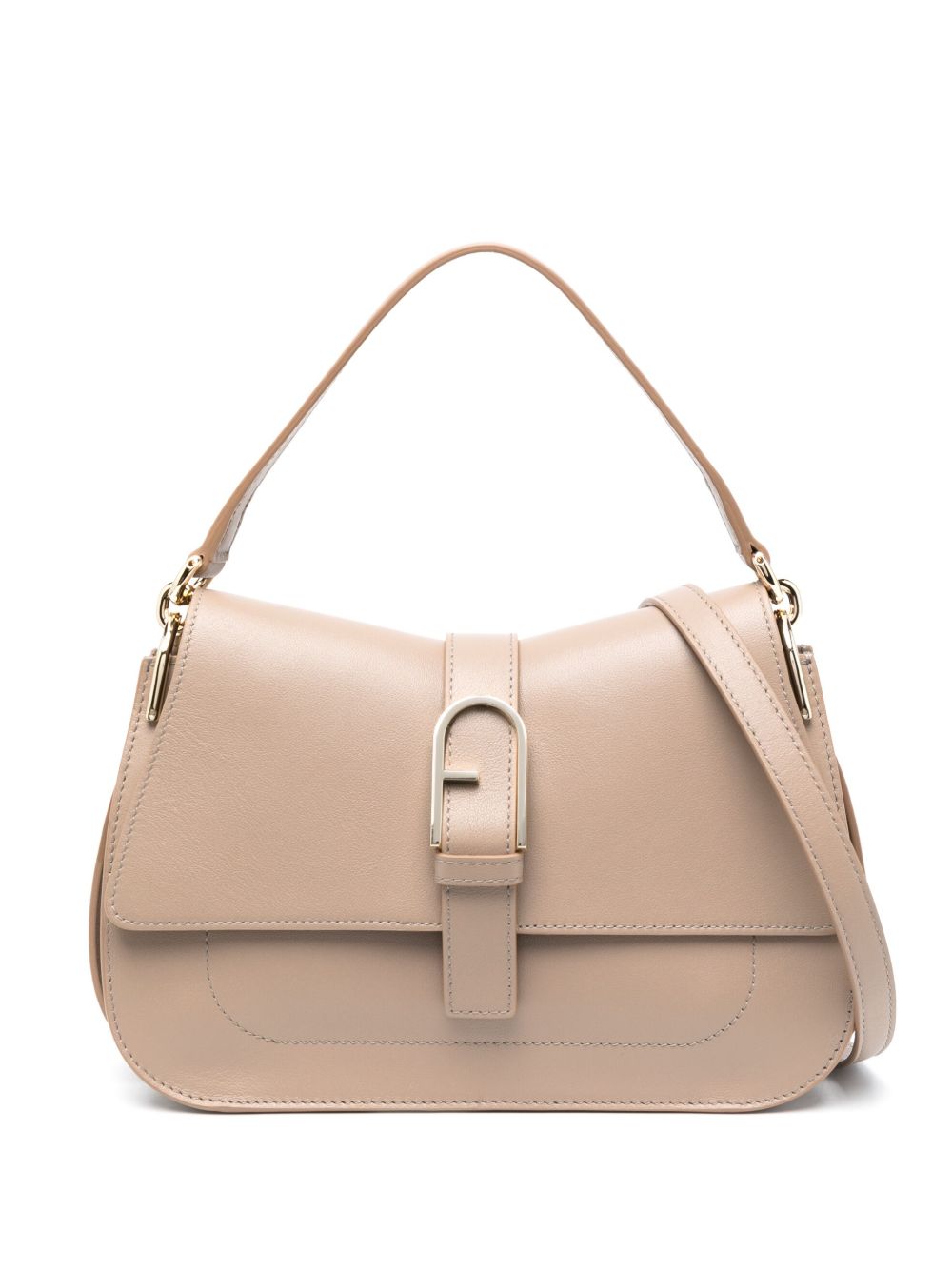 Furla Sofia logo标牌皮质托特包 - 中性色