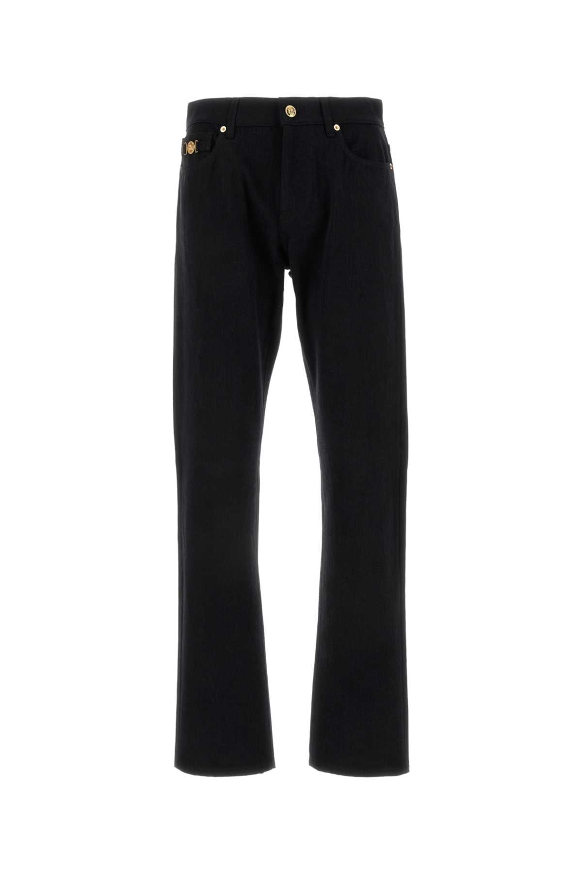 Versace 黑色牛仔裤
