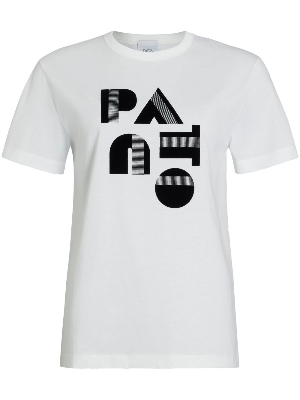 Patou Art Deco T恤 - 白色