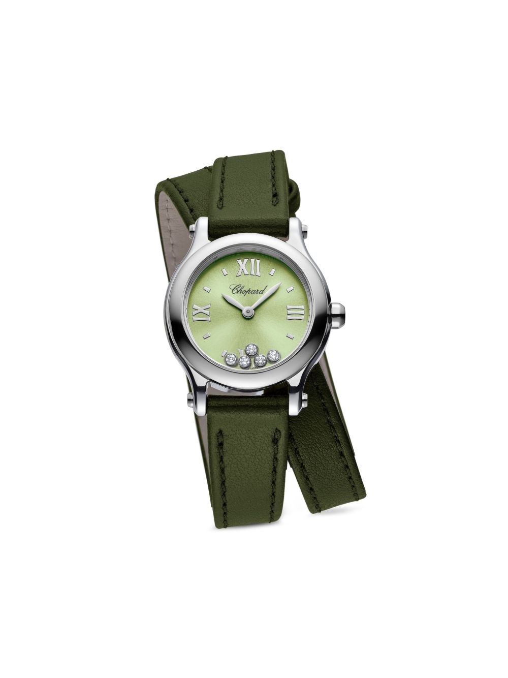 Chopard Happy Sport 25毫米腕表 - 绿色