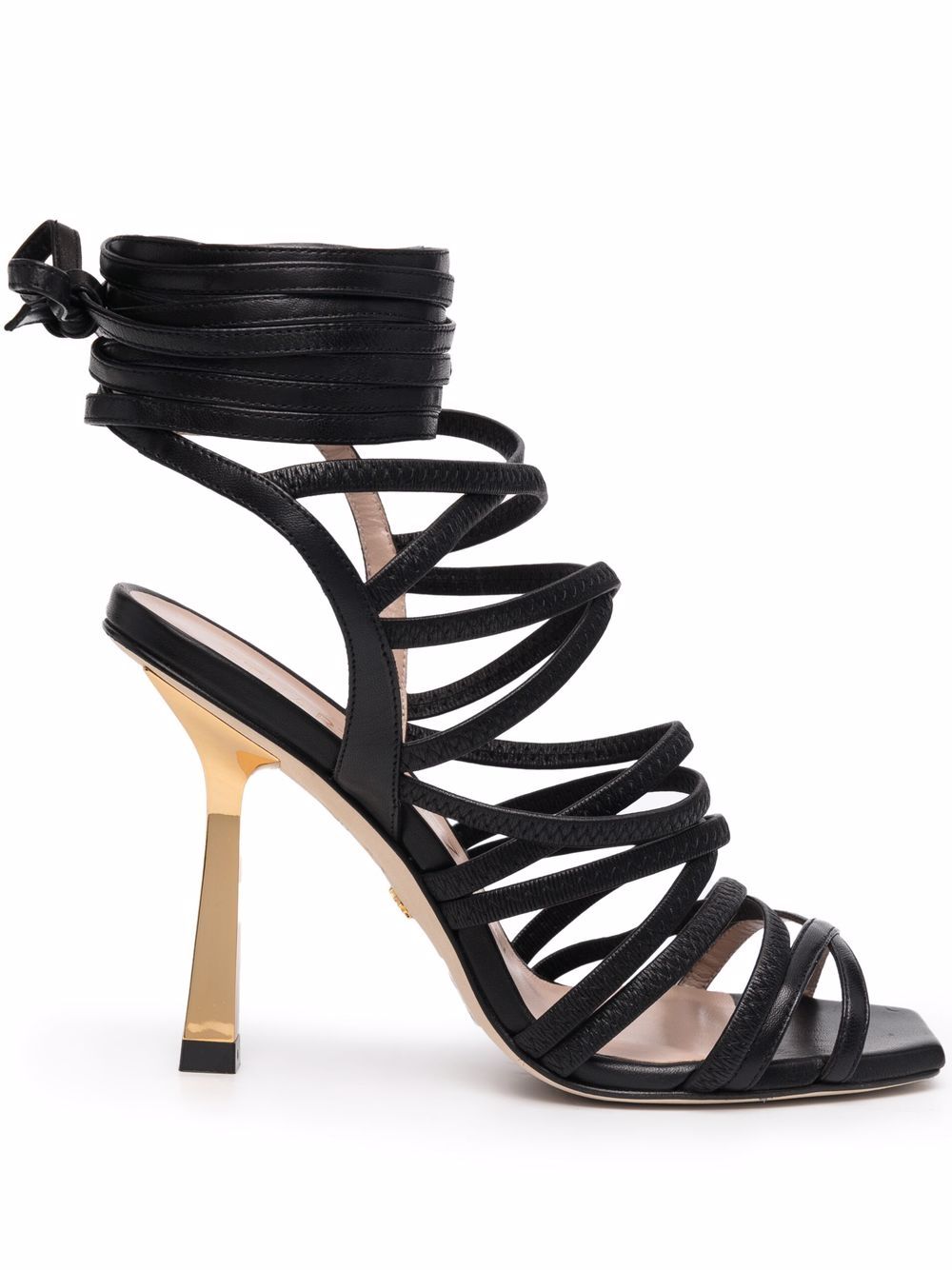 Stuart Weitzman Jaxie 高跟凉鞋 - 黑色