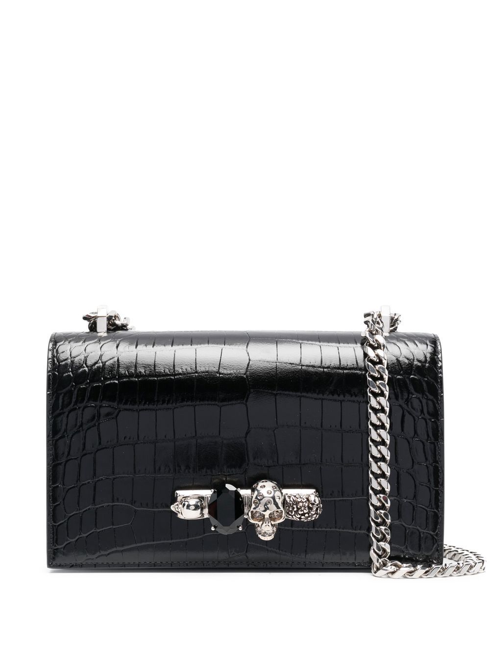 Alexander McQueen Satchel 斜挎包 - 黑色