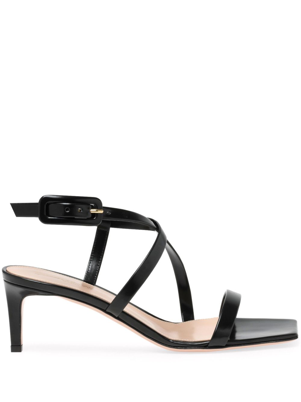 Gianvito Rossi Lindsay 凉鞋（5.5厘米） - 黑色