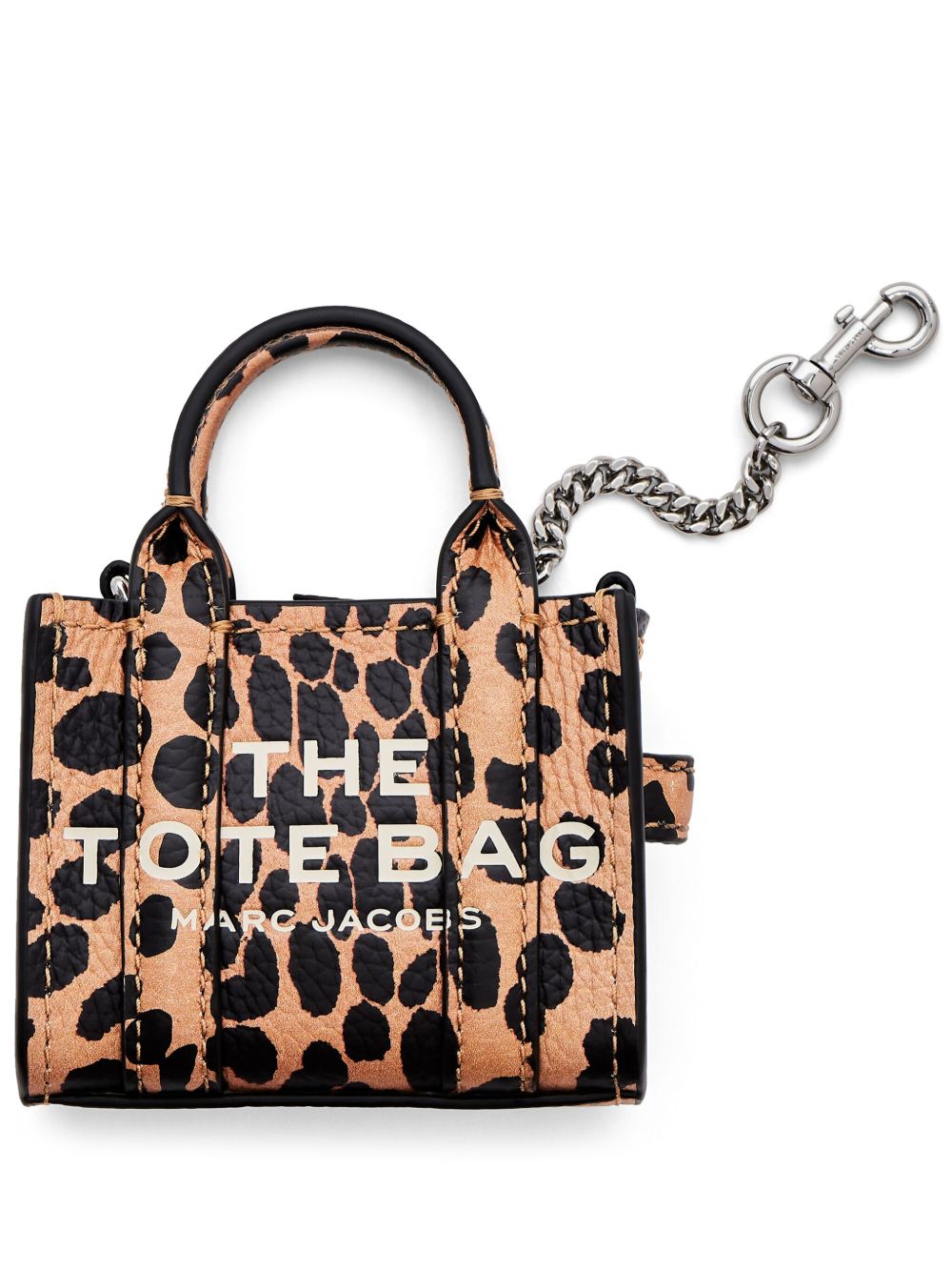 Marc Jacobs The Cheetah Nano Tote 包袋吊饰 - 褐色
