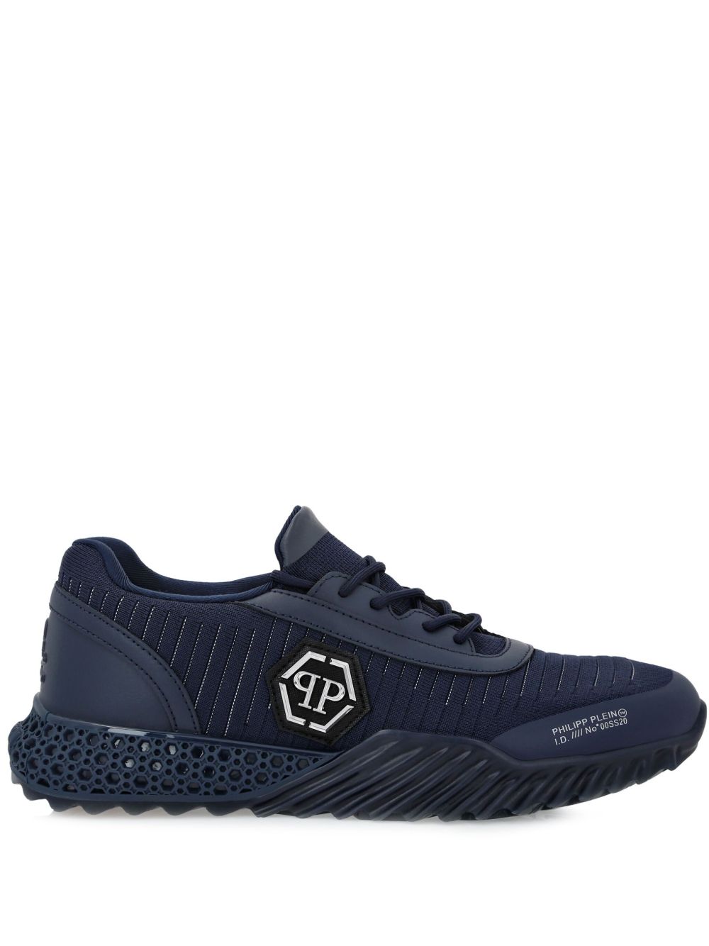 Philipp Plein Runner Hexagon 运动鞋 - 蓝色