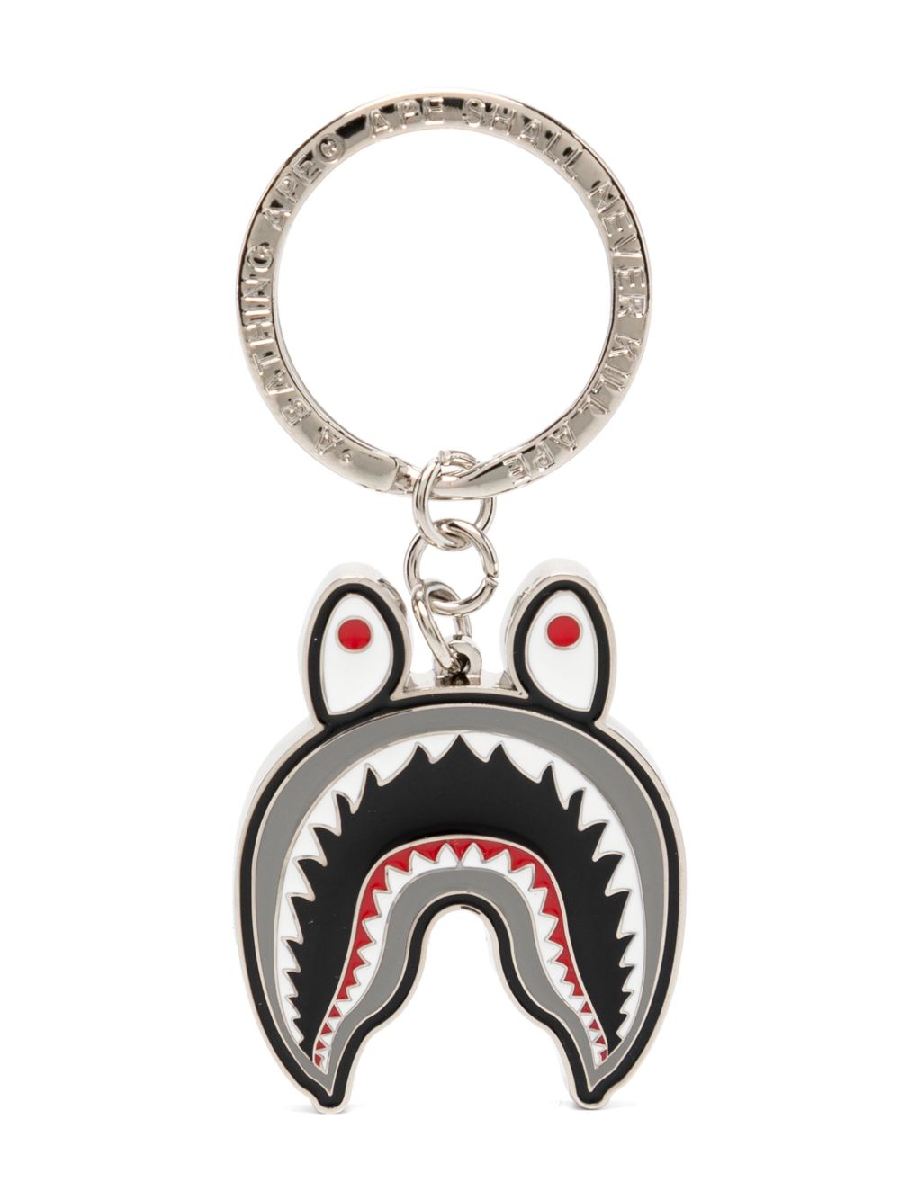 A BATHING APE® 鲨鱼钥匙扣 - 黑色