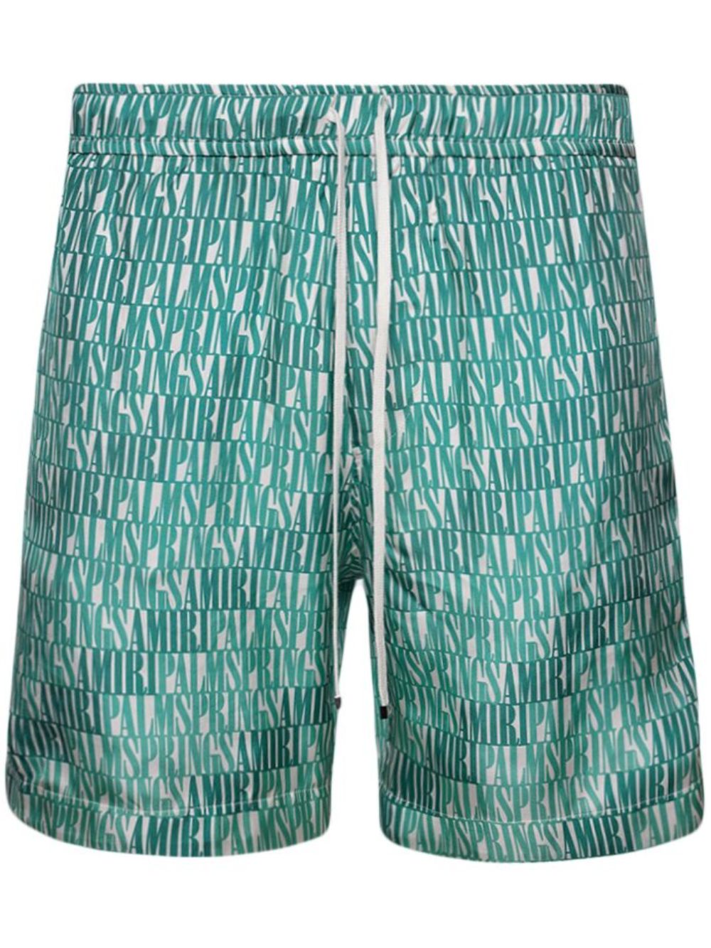 AMIRI X Palm logo印花休闲短裤 - 绿色