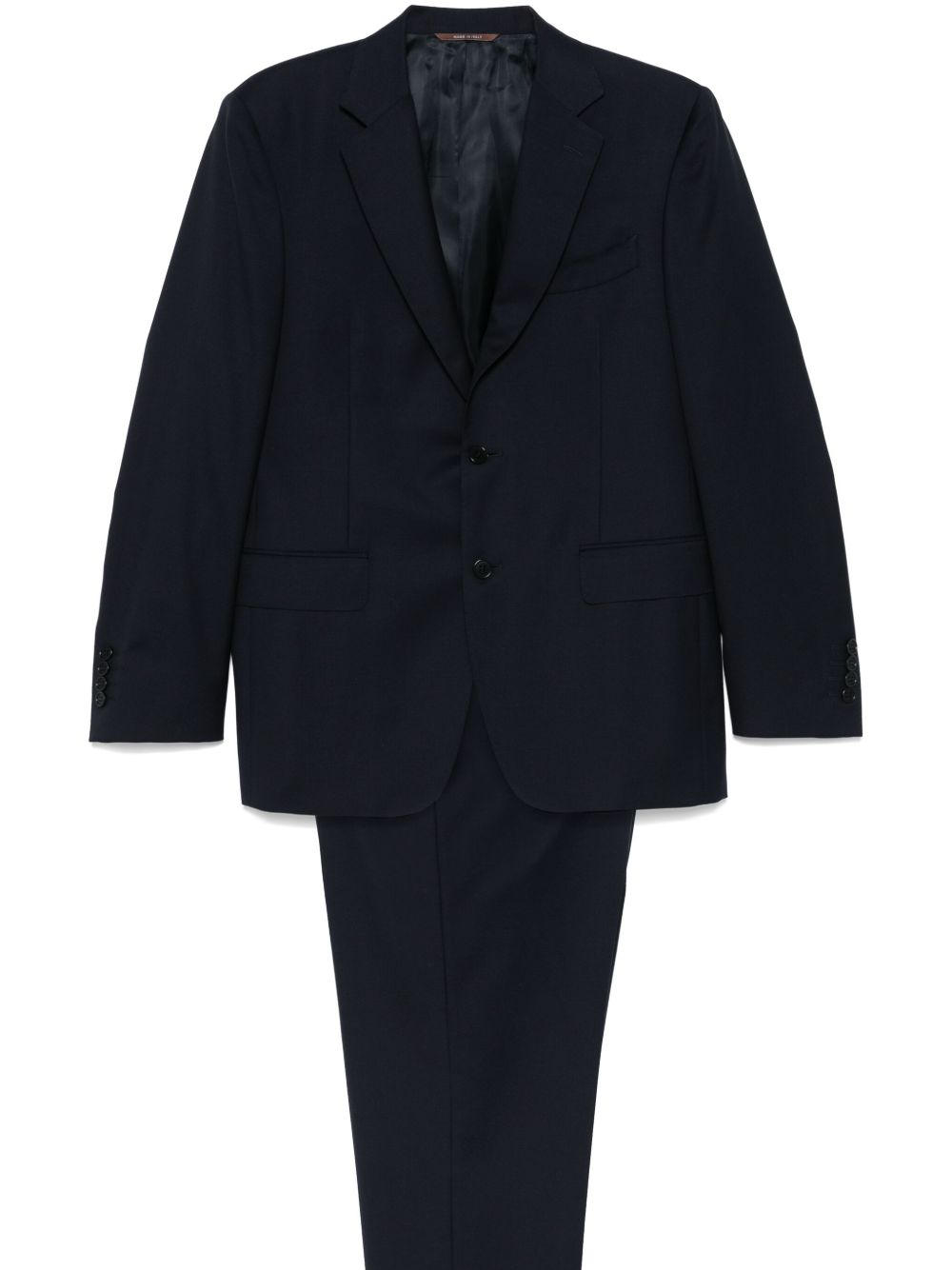Canali 羊毛西装套装 - 蓝色