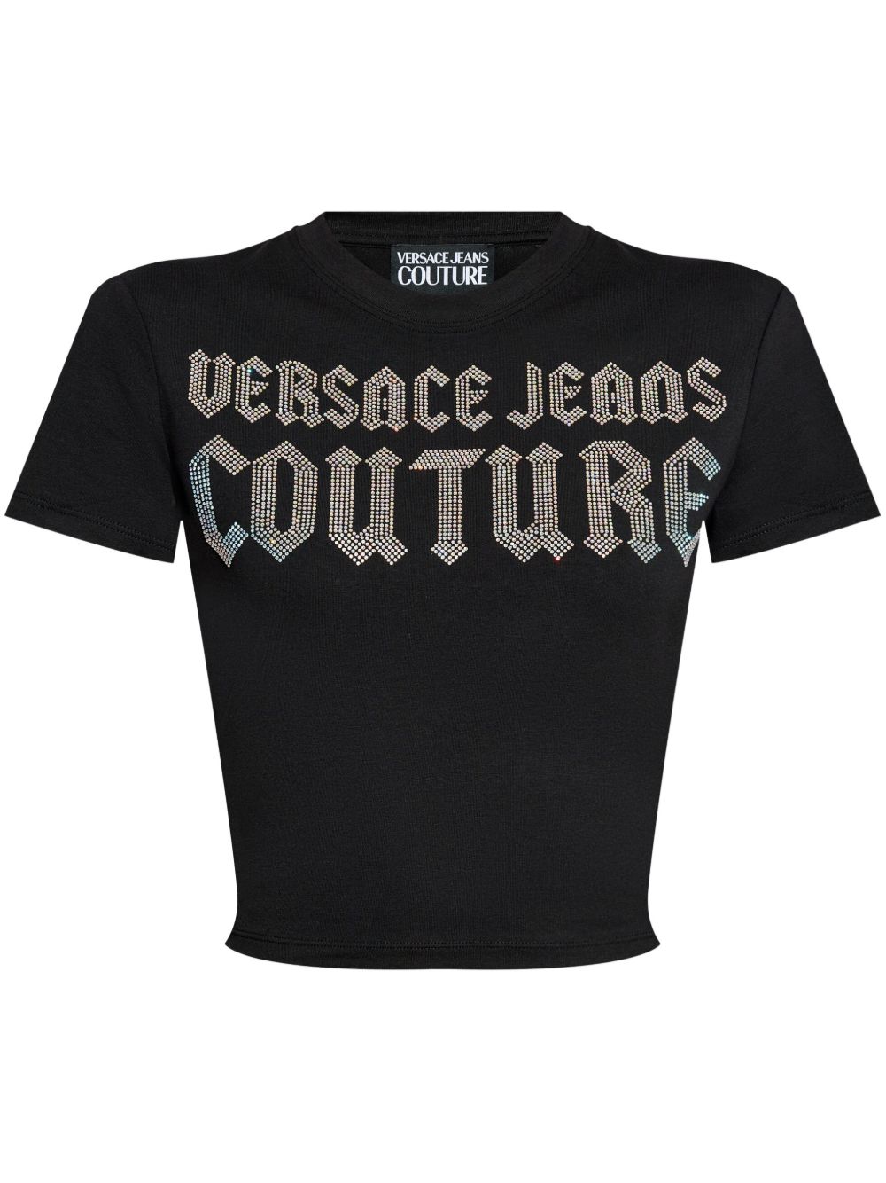 Versace Jeans Couture logo印花T恤 - 黑色