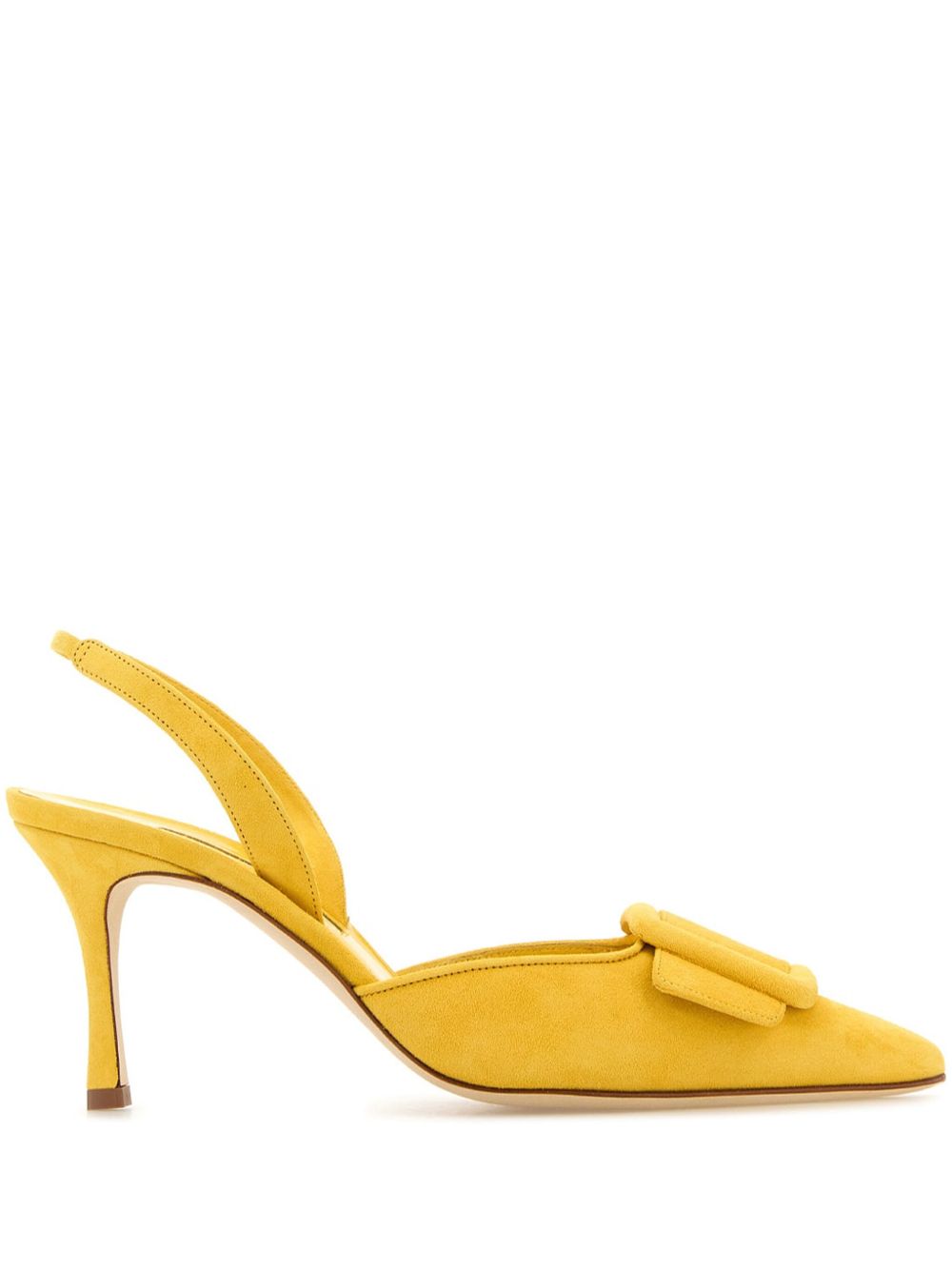 Manolo Blahnik Maysli 中跟鞋（7厘米） - 黄色