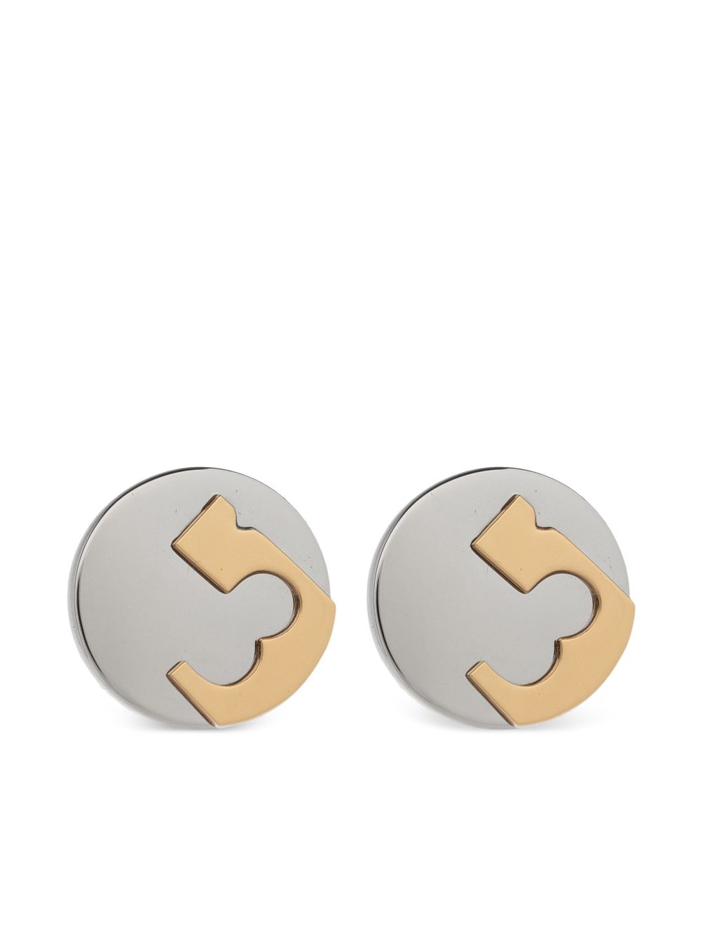 Tory Burch logo耳环 - 银色