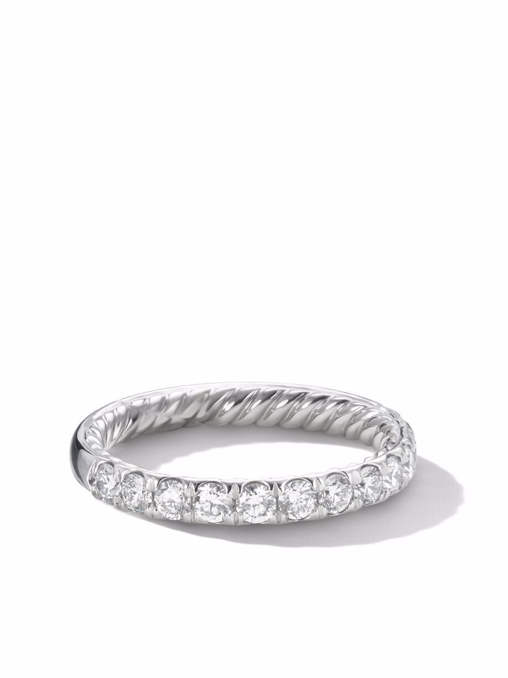 David Yurman Eden Partway 指环戒指 - 银色