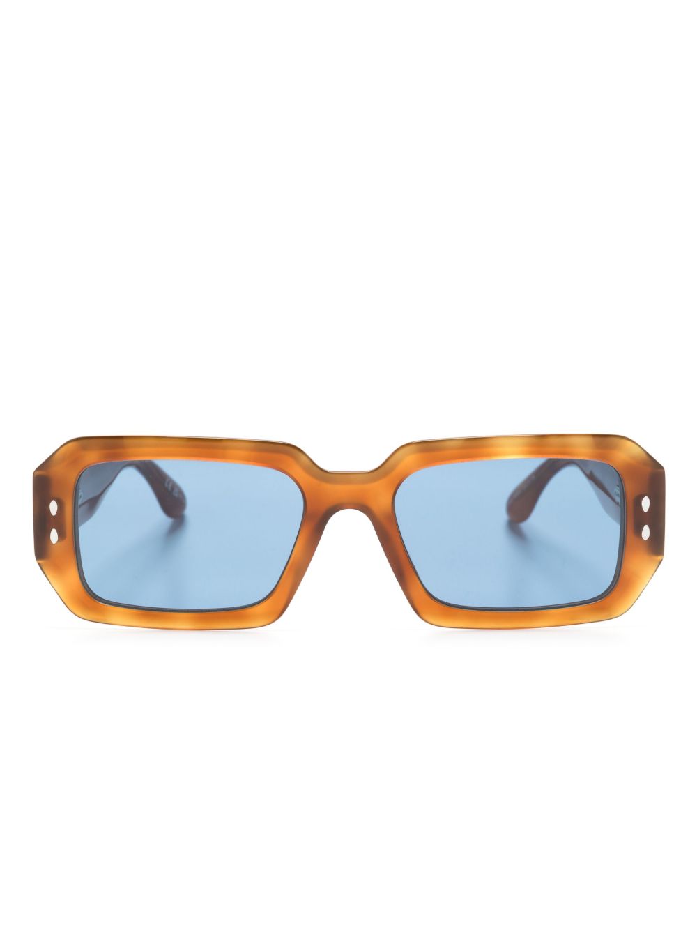 Isabel Marant Eyewear 长方形框太阳眼镜 - 褐色