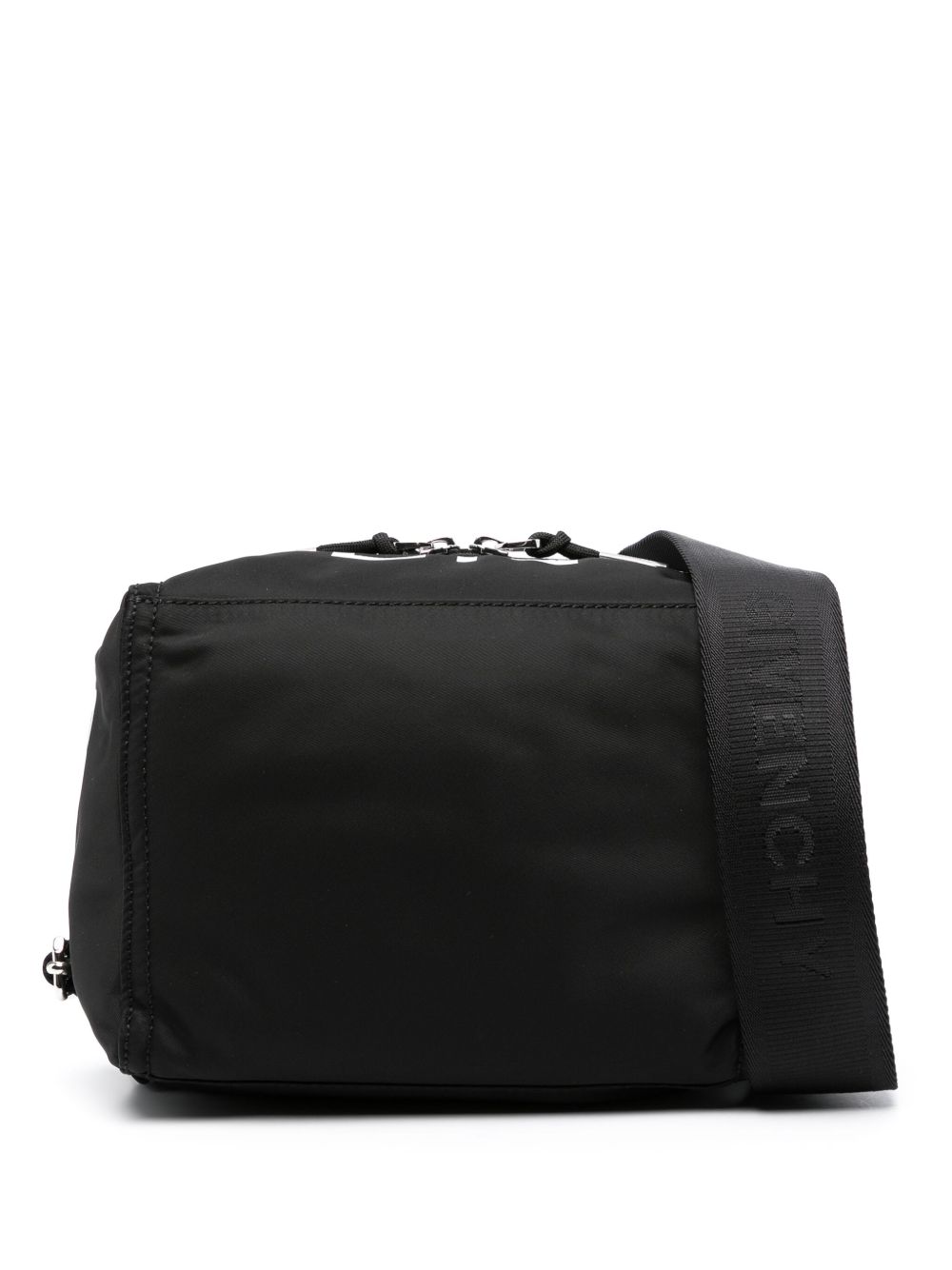 Givenchy logo印花邮差包 - 黑色
