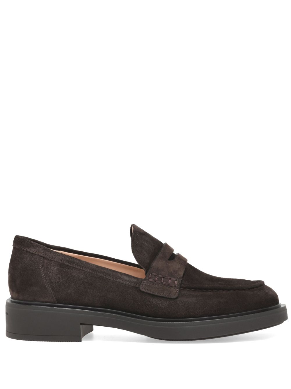 Gianvito Rossi Harris 乐福鞋 - 褐色