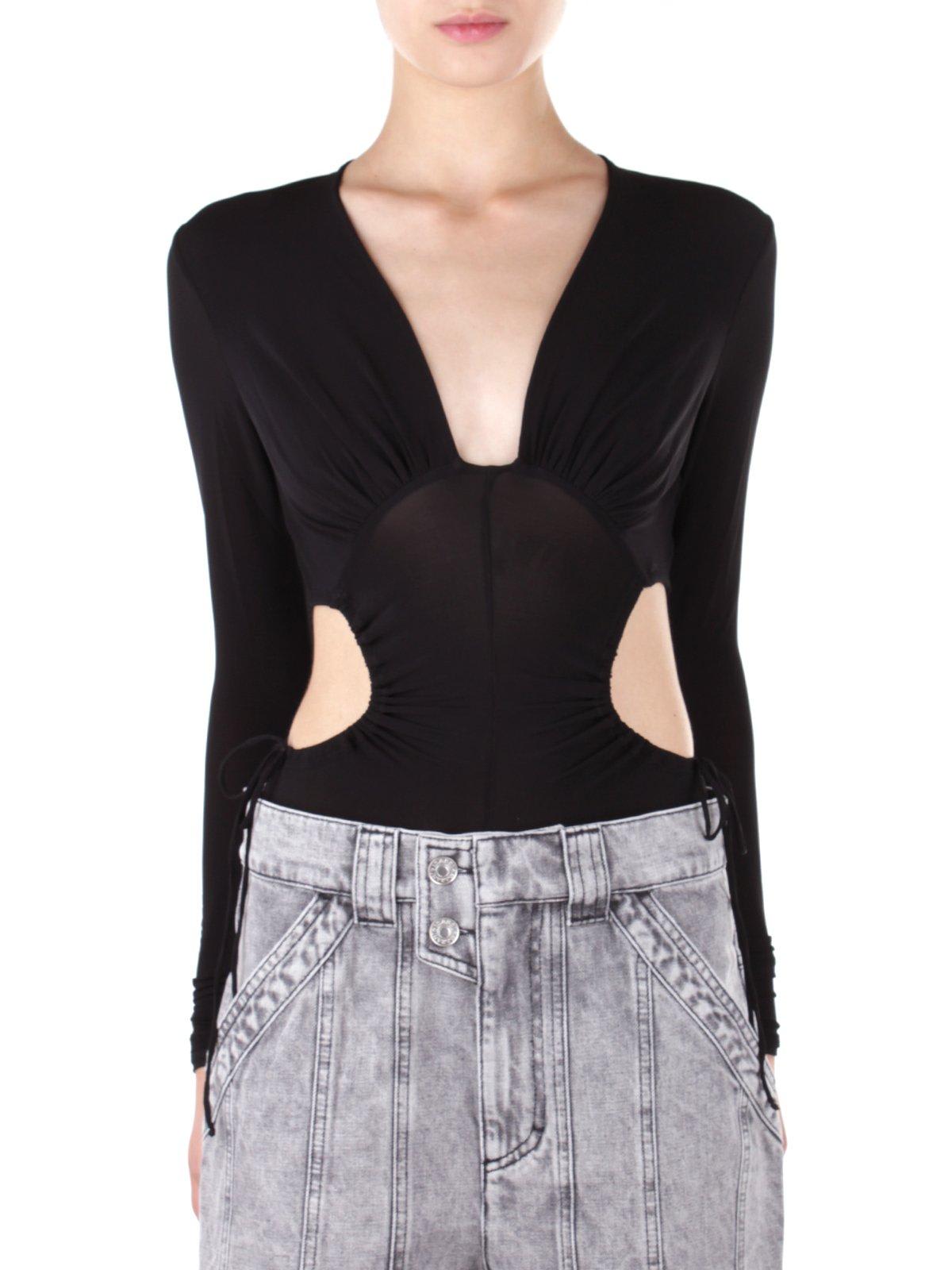 Isabel Marant Cut-out Stretched Bodysuit