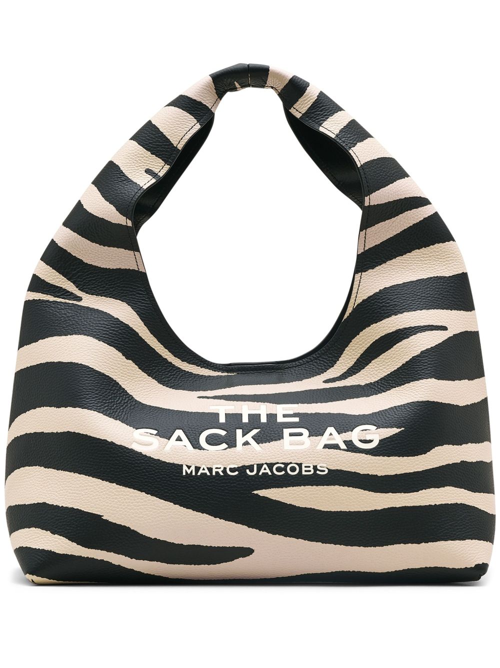 Marc Jacobs The Sack 斑马纹手提包 - 黑色