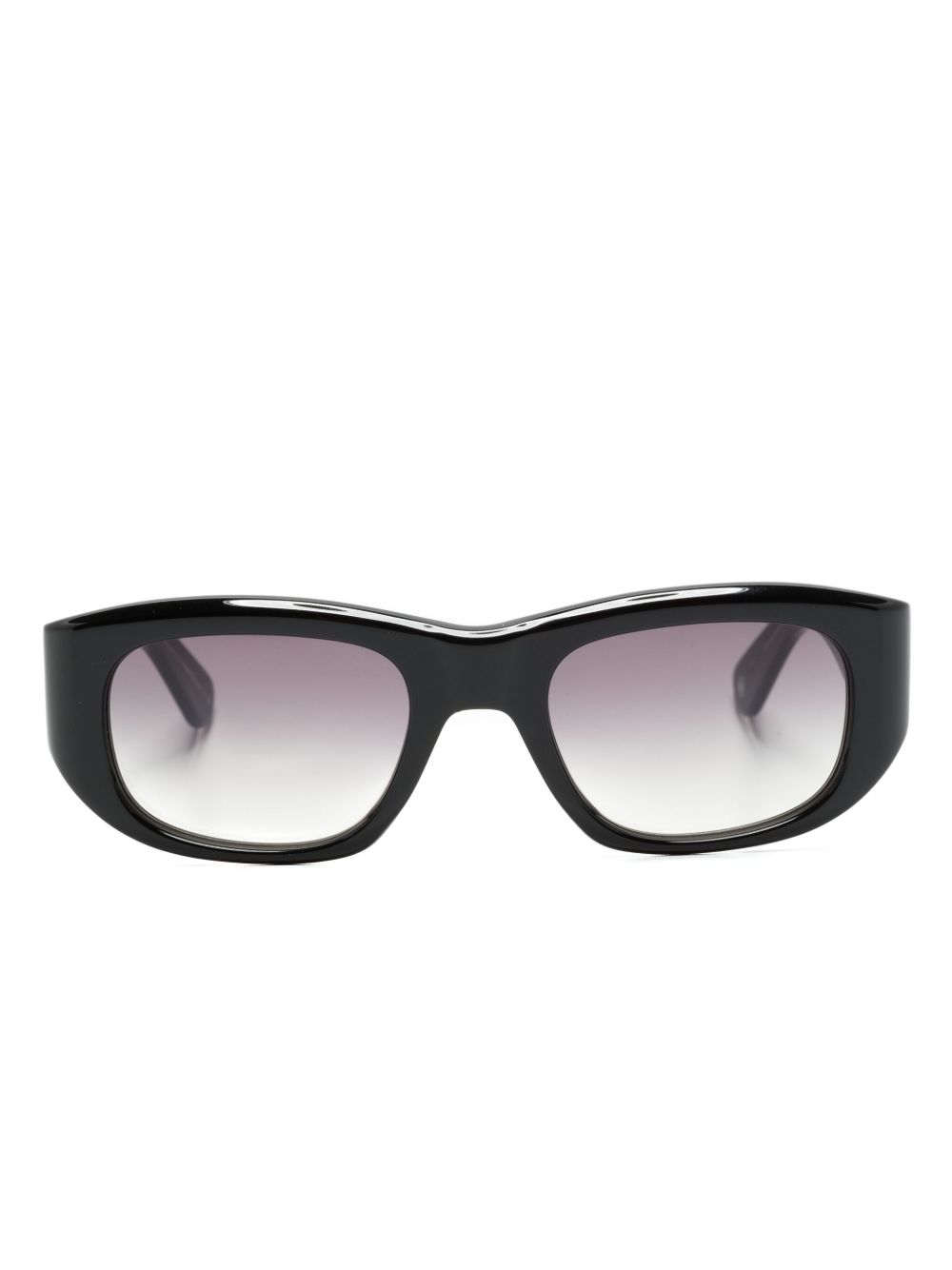 Garrett Leight Laguna 长方形框太阳眼镜 - 黑色