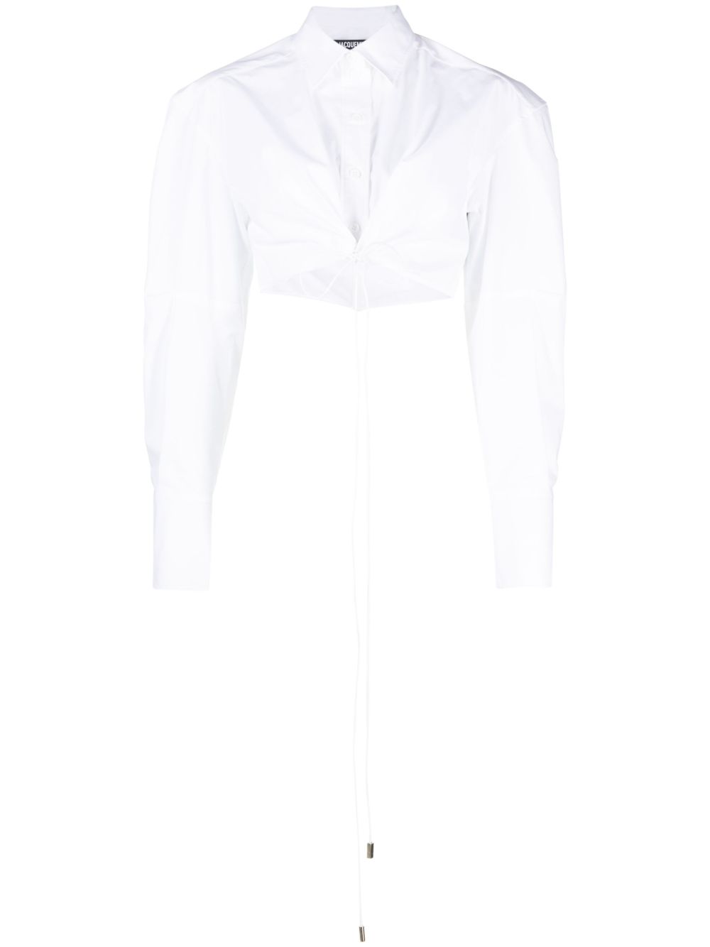 Jacquemus La chemise Plidao 短款衬衫 - 白色