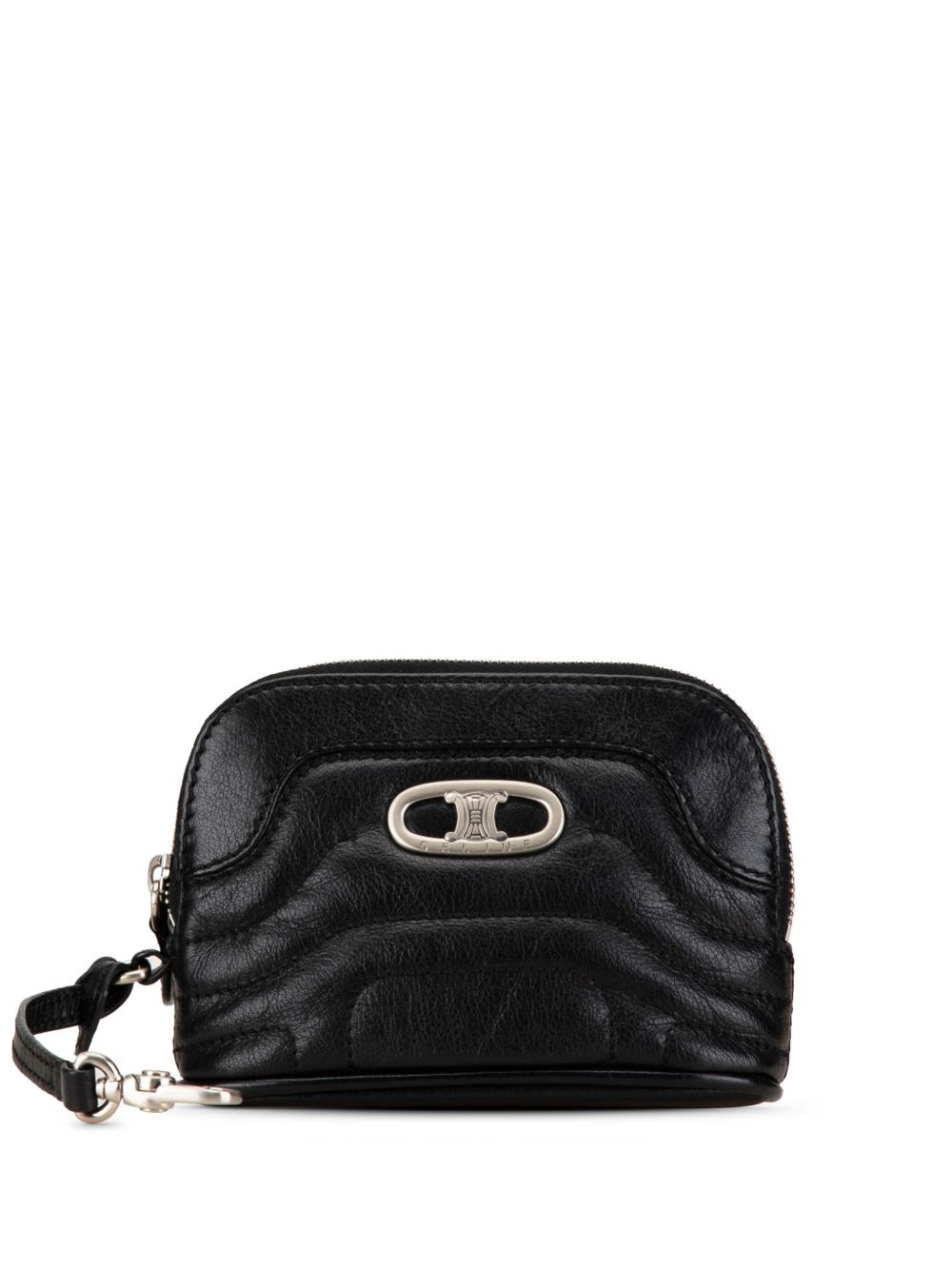 Céline Pre-Owned Macadam 皮质小袋（2008年典藏款） - 黑色