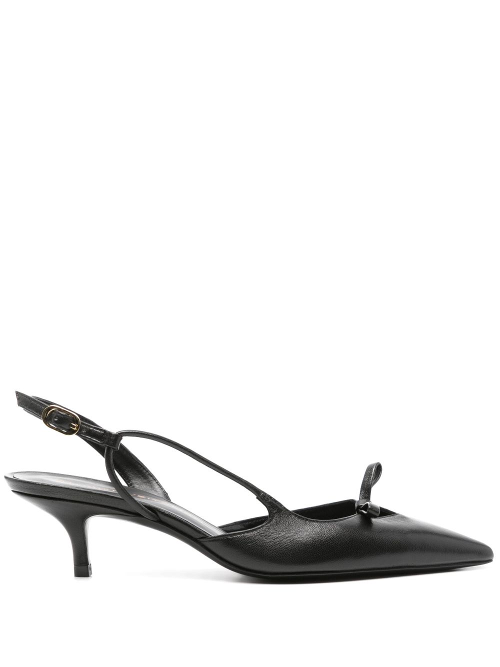 Stuart Weitzman Tully 裹踝中跟鞋 - 黑色