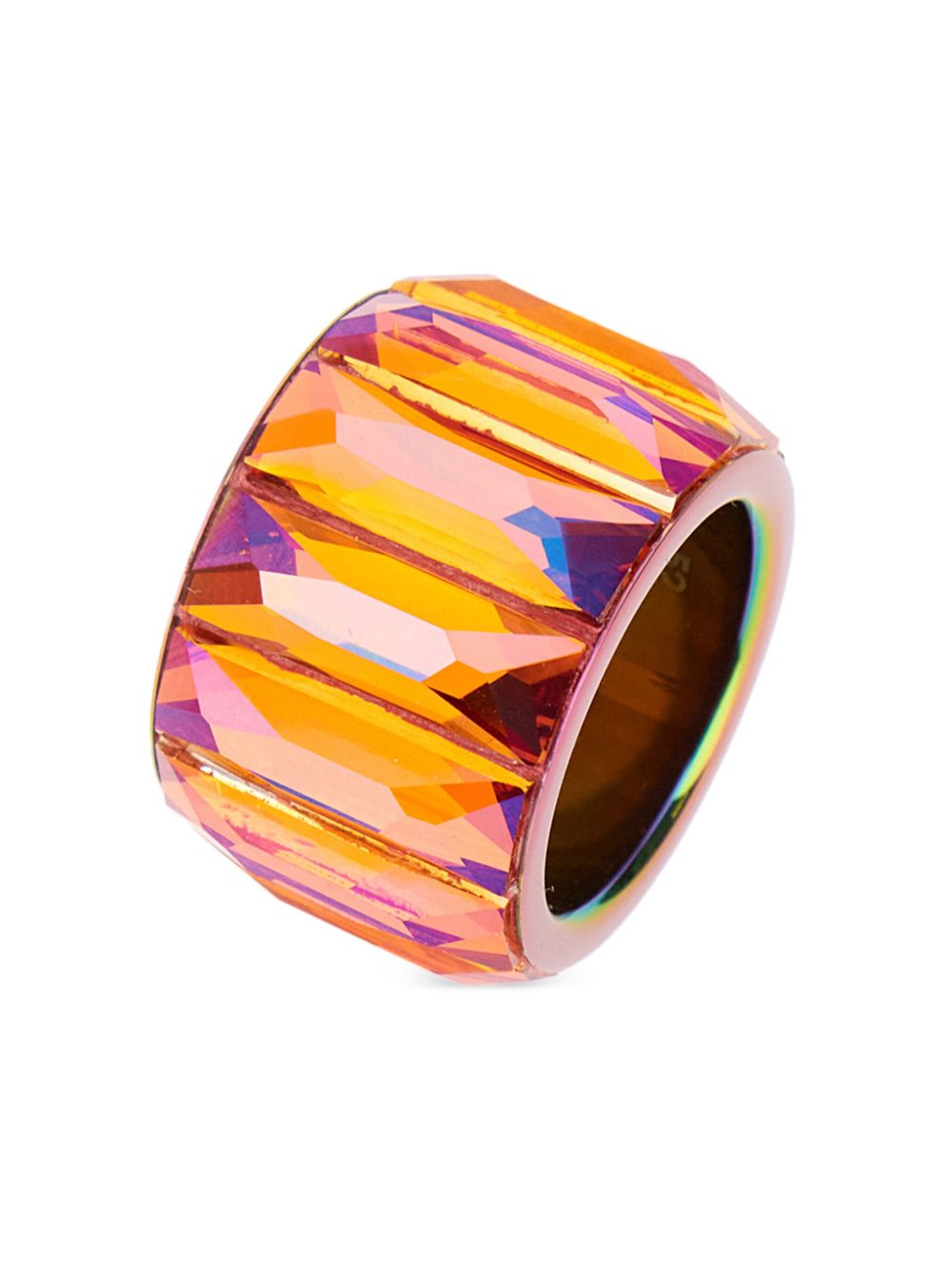 Swarovski 晶饰戒指 - 紫色
