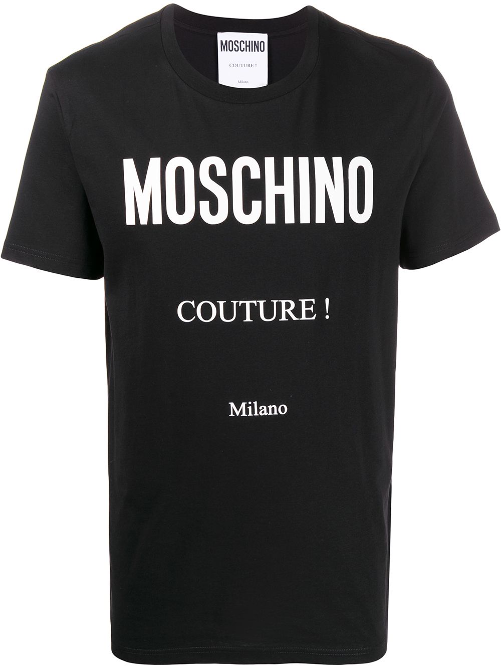 Moschino logo 印花T恤 - 黑色