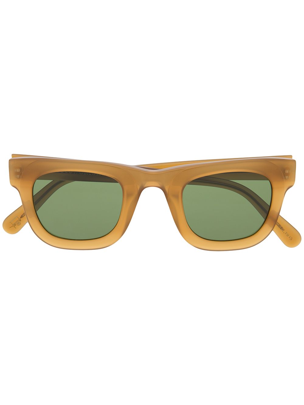 Moscot 有色镜片方框太阳眼镜 - 褐色