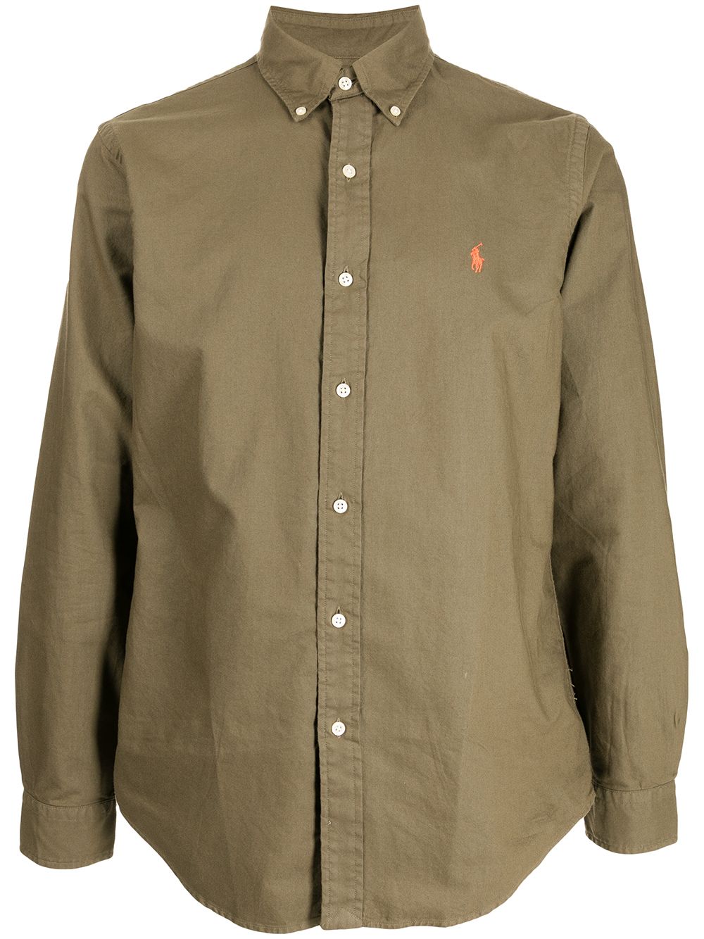Polo Ralph Lauren 经典排扣衬衫 - 绿色
